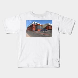 Ibrox on match day Kids T-Shirt